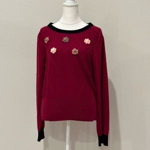 Beautiful vintage flowers sweater 😍